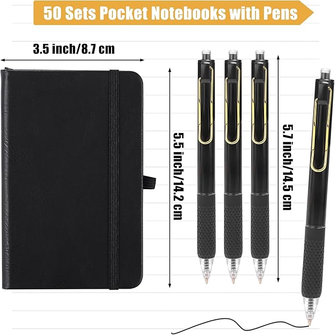 Aodaer 50 Sets Pocket Notebook Journal - Image 2