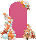 Wedding Arch Cover 6.6FT Arch Backdrop Cover Spandex Fitted Arch Cover by Unknown