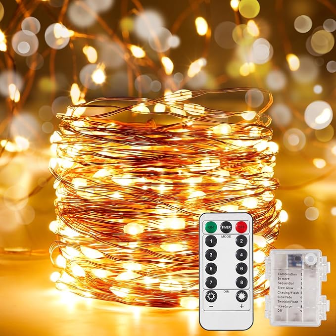 1 Pack 16.4 Ft. Battery Operated Outdoor String Lights - Image 3