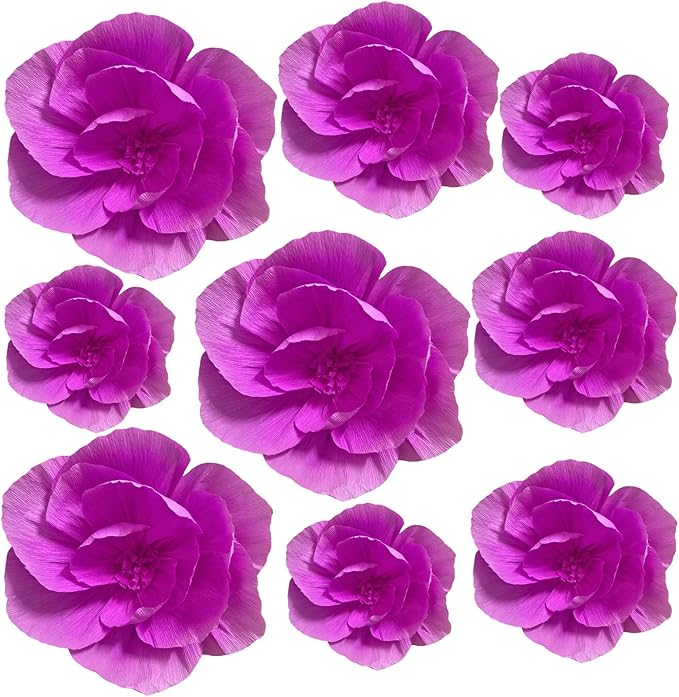 BRT Bearingshui Crepe Paper Flowers Decoration by BRT+Bearingshui
