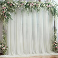 10x10ft Ivory Tulle Backdrop Curtain by Partisky