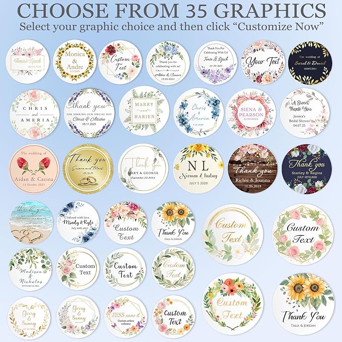 Custom Round Sticker Labels Personalized Stickers - Image 2