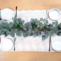 6FT Purple Flower Garlands Artificial Spring/Summer Garland Greenery Garlands by CHIYINBAO