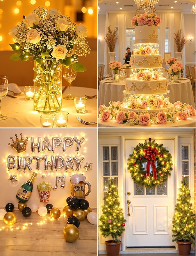 Brightown 24 Pack LED Fairy Lights Battery Operated String Lights, 7ft 20LED - Image 6