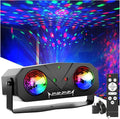 Party Lights DJ Disco Lights, Sound Activated Disco Ball Strobe Stage Light by Amosamz
