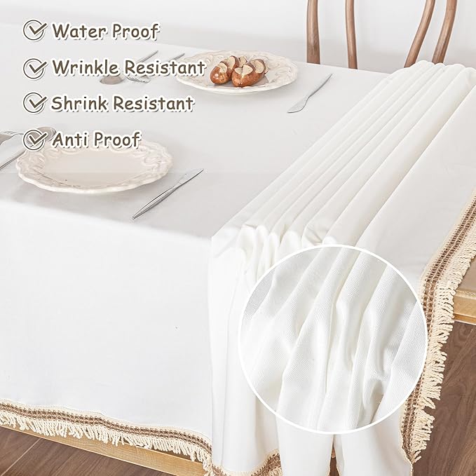 MYSKY HOME Table Cloth, Waterproof Tablecloths - Image 6