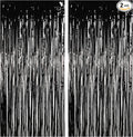 Foil Fringe Curtain Halloweens Party Decorations by BRAVESHINE