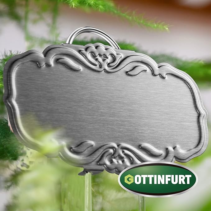 Updated Metal Plant Labels for Garden, 25 Pack Stainless Steel DIY Plant - Image 3
