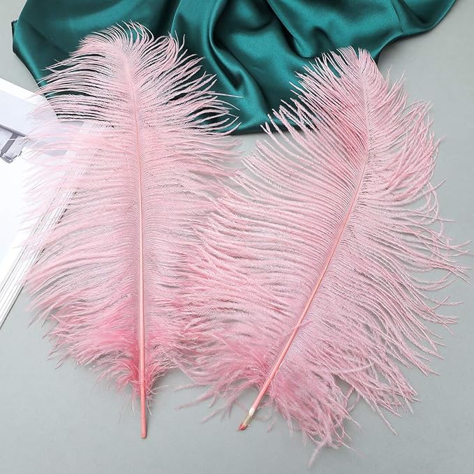 Ballinger Lotus Pink Ostrich Feathers - Image 4