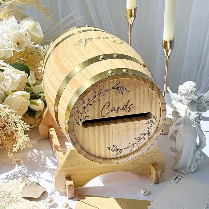 OurWarm Wooden Wedding Card Box by OurWarm