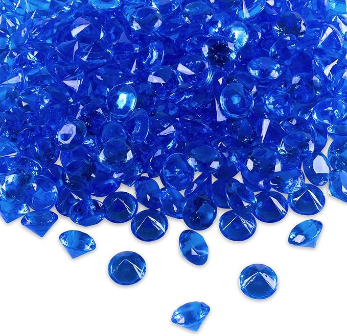 Super Z Outlet Acrylic Color Faux Round Diamond Crystals Treasure Gems by SuperZOutlet