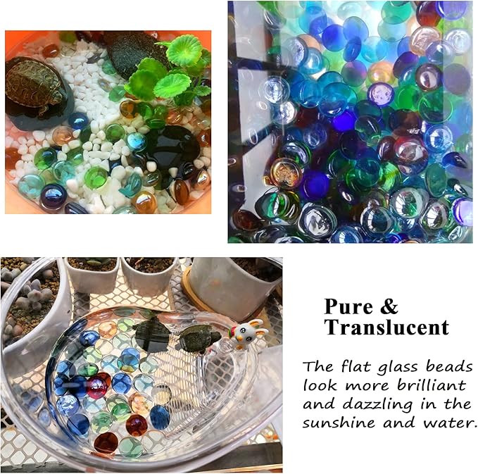 KINGOU Flat Glass Gems/Marbles/Stones/Beads - Image 6