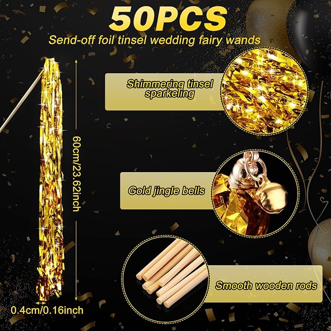 50 Pcs Wedding Fairy Wands - Image 3