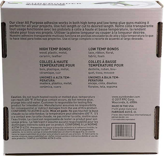 Surebonder RR-77 Full Size 77 ft. Clear All Temperature Hot Glue Stick Roll/Rope - Image 3