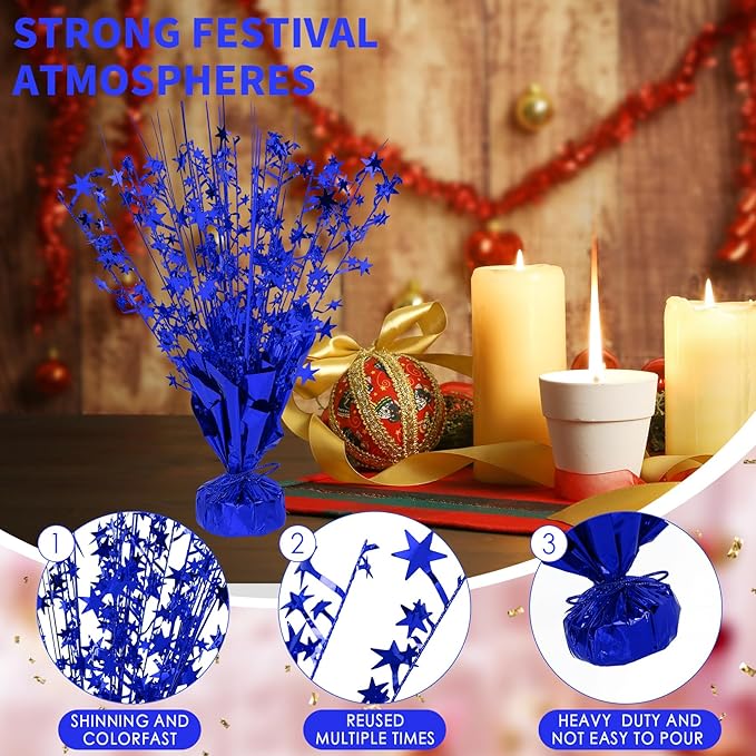 6 Pack Star Table Centerpieces for Party, Birthday Table Decorations for Kids - Image 3