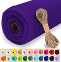 Purple Tulle Fabric Roll by Luceinvita