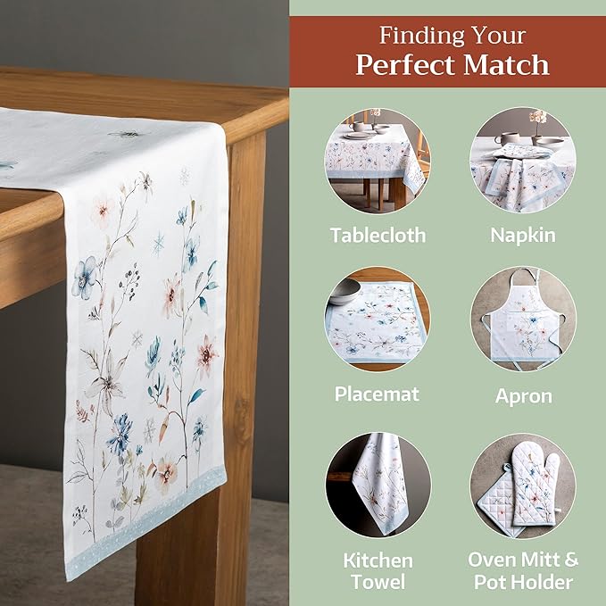 Maison d' Hermine Table Runner 100% Cotton Single Layer Table Runners 108 - Image 5