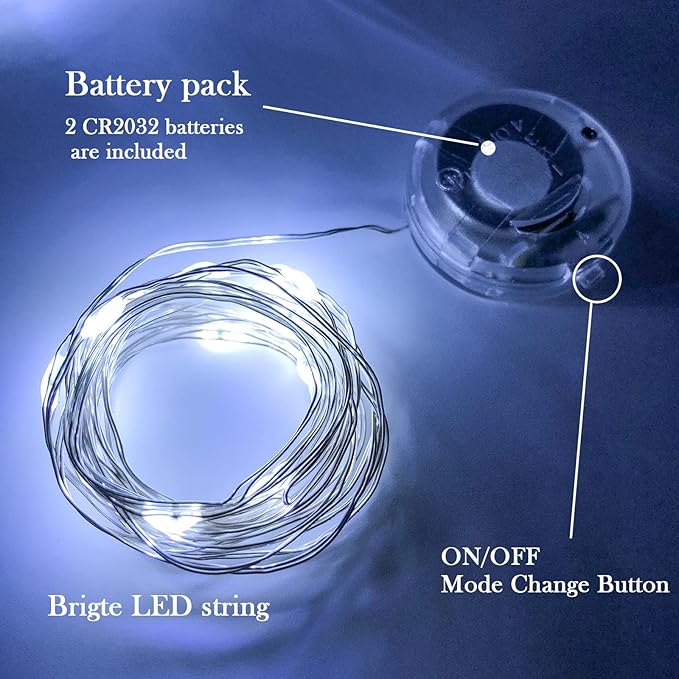 Twinkle Fairy Lights Battery Powered 3 Modes - Image 3