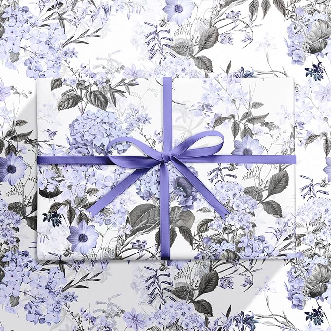 RUSPEPA Floral Wrapping Paper Roll - Image 3