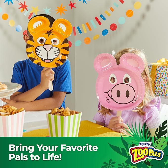 Hefty Zoo Pals Party Edition Paper Plates - Image 10