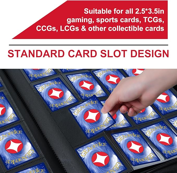 GEAoffice 16 Pockets Trading Card Binder - Image 4