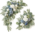 Wedding Sign Faux Flower Swag for Ceremony Party Reception Entrance Floral by Muhanjia