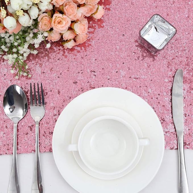 Eternal Beauty Fuchsia Pink Table Runner - Image 2