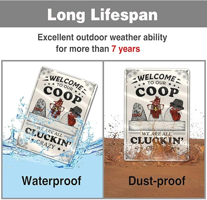 Funny Chicken Coop Sign - Image 6