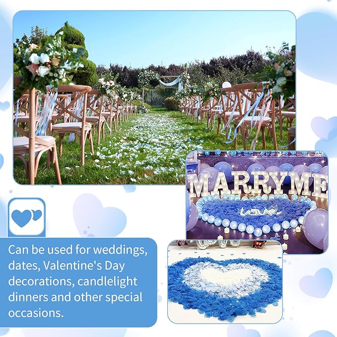 1000 Pcs Artificial Fake Rose Petals, Flower Petals - Image 6