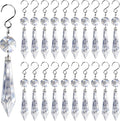 20PCS Clear Chandelier Icicle Crystal Prisms, 55mm Chandelier Crystals by HDHYALINEDORA