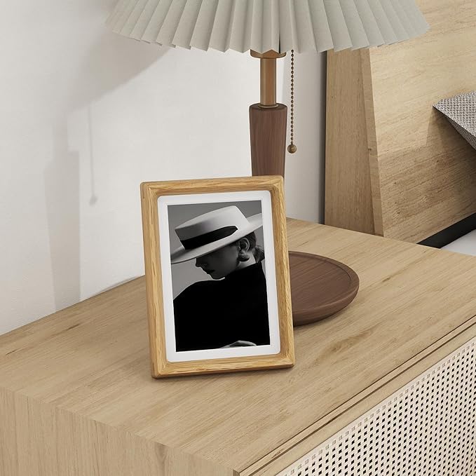 5x7 Wooden Picture Frames USA-Sourced Natural Oak Wood Solid Wood Photo Frame - Image 4