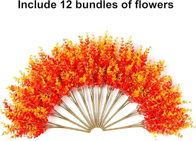 Artificial Fall Flowers Faux Mums - Image 3