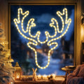 Christmas 32'' Large Reindeer Lights Decoration by Jyoiat