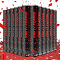 Party Poppers Confetti Cannon 12 Pack Red Poppers 12 Inch Party Shooters Mylar by PEMUISE