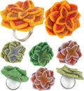 Wool Felt Napkin Ring Set of 8 by CLEENTABLE