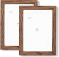 Opposite Wall - Set of 2-5x7 in - Dark Solid Oak Wood Picture Frames - Wall by OppositeWall