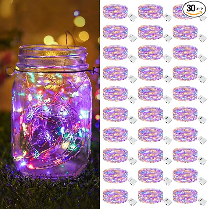 btfarm 30 Pack Fairy Lights Battery Operated, 7ft 20 Led Twinkle Lights String by btfarmdecorativelighting