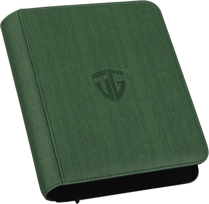 Toploader Binder, Holds 112 Toploaders, 4 Pocket Top Loader Binders by TCGUARD