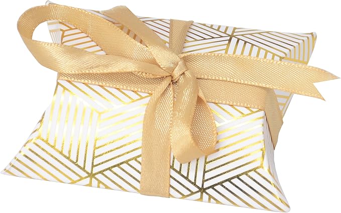 Aokbean 100 Pack Mini Pillow Candy Box Small Gift Boxes by Aokbean