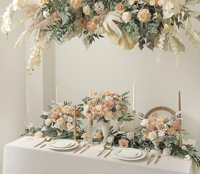 Serra Flora Artificial Flowers Combo Box Set Faux Flowers Bulk Flower Leaf - Image 6