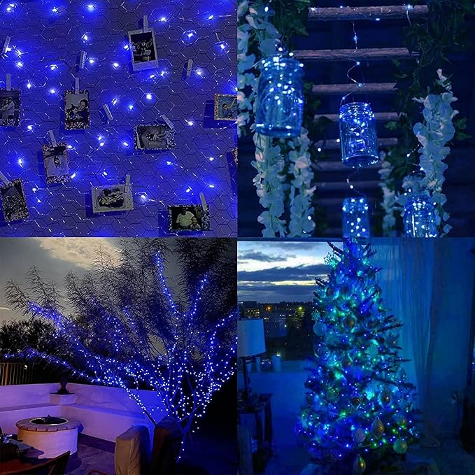66Ft 200LED Fairy Lights Plug in, Waterproof String Lights Outdoor and Indoor 8 - Image 5