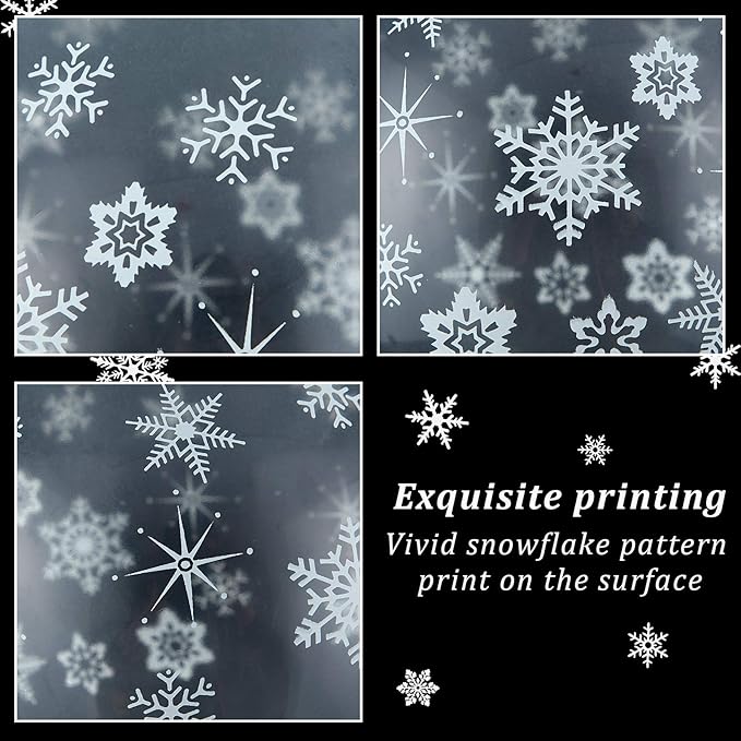 Skylety 40 Pieces Snowflake Balloons Bulk Winter Transparent Snowflake Latex - Image 3