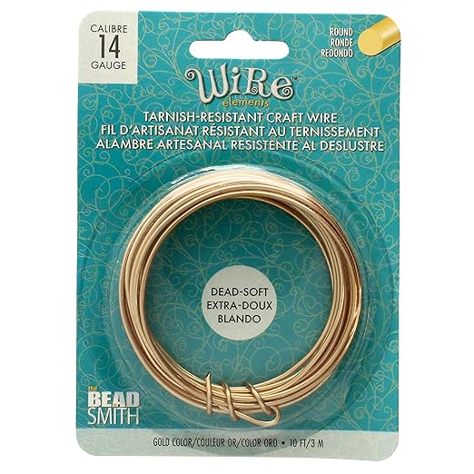 The Beadsmith Wire Elements Craft Wire – Tarnish Resistant, Soft Temper by TheBeadsmith