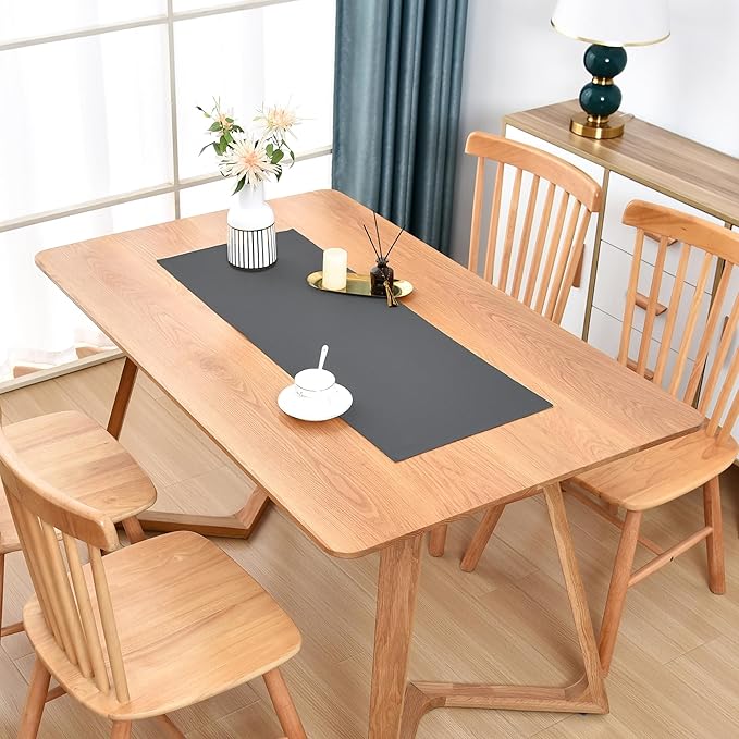 Farmhouse Grey Table Runner Small Short Table Runners 36 Inches Coffee Table by Wolkemer