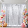 SquarePie Sequin Backdrop Curtain Not See Through Thick Background by SquarePie