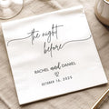 Luxury Personalized Rehearsal Dinner Napkins, Custom Rehearsal Dinner Decor by GiantBigHands