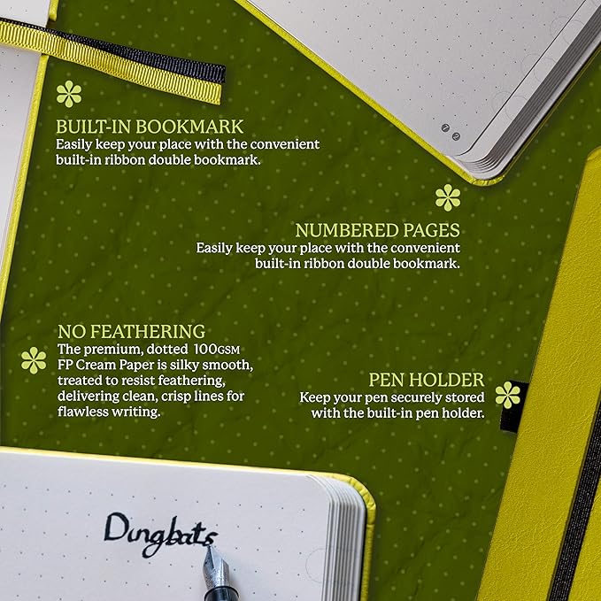 Dingbats* Earth Dotted Writing Journal Notebook A5 - Image 3