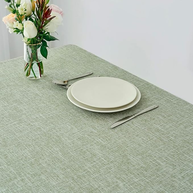 maxmill Flaxy Faux Linen Table Cloth - Image 4