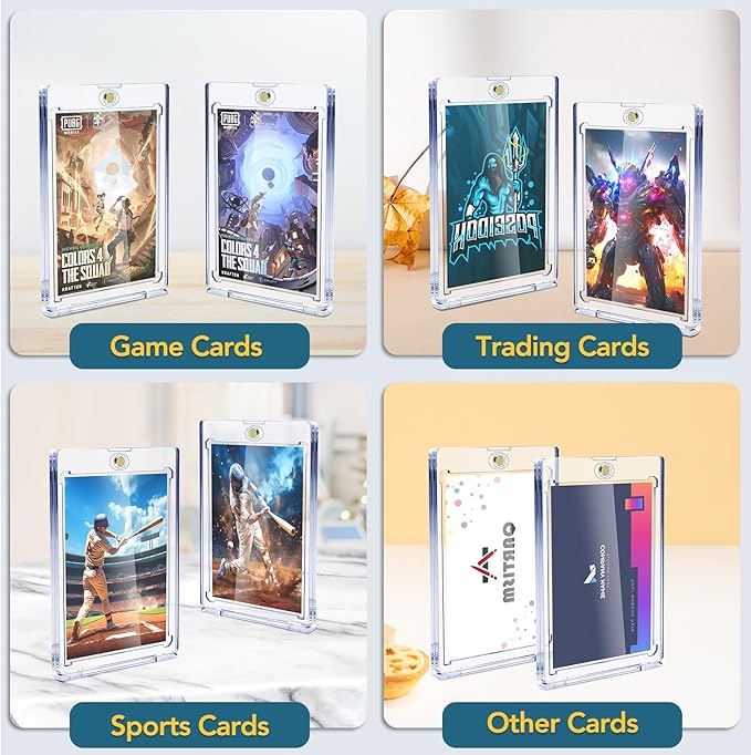 20ct Magnetic Card Holders, 35pt One Touch Card Holder, U-V Protection Hard - Image 6