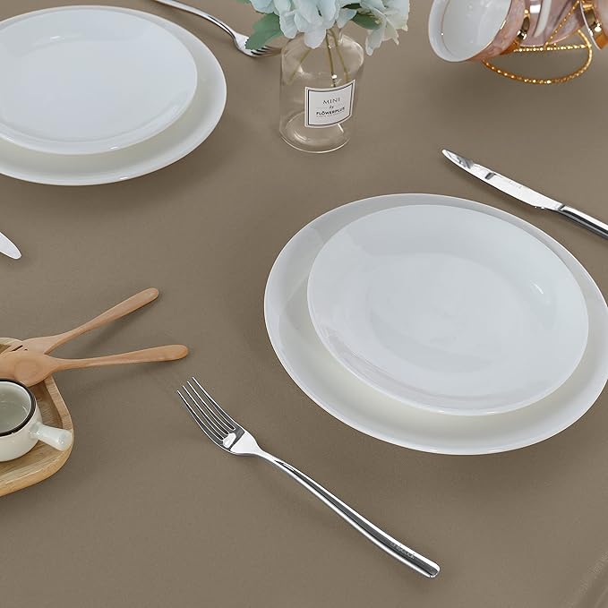 Fitable Square Tablecloth 54x54 inch Tablecloth Stain and Wrinkle Resistant - Image 3